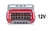 Kit 10 Lanterna Lateral Vermelha 12V - DQKL-13 - comprar online
