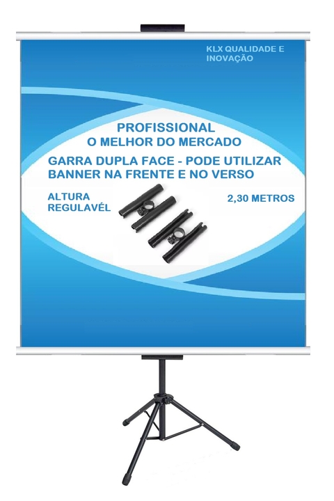 Kit 05 Suporte Tripé Para Banner Com Altura Regulavel KLX Qualidade e Inovação