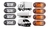 kit 8 Luz Vigia KLXQSD-5 - Cor Cristal / Laranja - comprar online