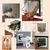 Porta Basculante cão Gato com 4 Way Flap Porta Trava de Segurança para o Cão Gatos Gatinho Plástico ABS Pequeno Pet Portão portas de Batente de porta Kit Gato Cães Porta Basculante cão Gato com 4 Way Flap Porta Trava d - comprar online