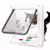 Porta Basculante cão Gato com 4 Way Flap Porta Trava de Segurança para o Cão Gatos Gatinho Plástico ABS Pequeno Pet Portão portas de Batente de porta Kit Gato Cães Porta Basculante cão Gato com 4 Way Flap Porta Trava d