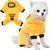 Roupas para pets de estimação, macacões de lã macia e quente para cães peq - Miau&Au