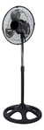Ventilador De Pie Eiffel E-510 Negro Con 3 Palas Color Gris De Chapa, 10 De Diámetro 220 v