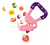 Chupete De Silicona Para Frutas Bebés Chupete Fruta Rosa - comprar online
