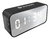 Reloj Despertador Y Parlante Bluetooth Alarma Micro Tf Radio Color Negro