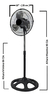 Ventilador De Pie Eiffel E-510 Negro Con 3 Palas Color Gris De Chapa, 10 De Diámetro 220 v - comprar online
