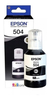 Botella Tinta Epson T504 Negro 127 Ml T504120 Fs en internet