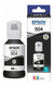 Botella Tinta Epson T504 Negro 127 Ml T504120 Fs