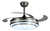 Ventilador Vitta Vdt-cfmb001sl De Techo Retractil C/luz Calida Y Fria 6 Velocidades Acero