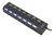 Zapatilla Hub Usb Multiplicador 7 Puertos Usb 2.0 Switch Individual - comprar online