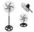 Ventilador 3 En 1 Pie Turbo Pared 20 Acero Inox Industrial