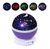 Velador Proyección Estrellas Y Luna Luz De Noche Giratorio C - comprar online