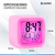 Reloj Digital Cubo Luces Led Alarma Despertador Temperatura Color Blanco en internet