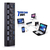 Multiplicador Zapatilla Hub Usb 7 Puertos 2.0 Switch Individ - tienda online