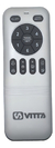 Ventilador Vitta De Techo Retráctil C/luz Cálida Y Fría 6 Velocidades 4 Aspas Diámetro 46 Cm 50hz Negro 220v - PLAYSMARTT