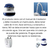 Lorenzetti Calefon Eléctrico Ducha 5500w Color Blanco Y Azul - tienda online