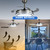 Ventilador Vitta Vdt-cfmb001sl De Techo Retractil C/luz Calida Y Fria 6 Velocidades Acero - PLAYSMARTT