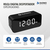 Reloj Despertador Y Parlante Bluetooth Alarma Micro Tf Radio Color Negro - PLAYSMARTT