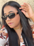Modelo inspiração miu miu preto acetato - comprar online