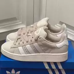 Zapatillas Style Clásica BEIGE CORDON ROSA - tienda online