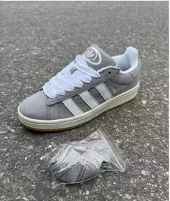 Zapatillas tipo adidas Style Campus Gris Perla - tienda online