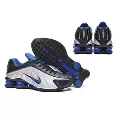 Zapatillas Air Style shox gris con azul en internet