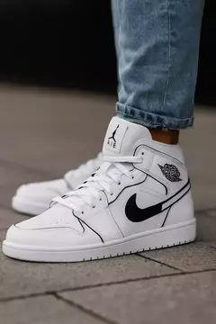 zapas tipo Jordan 1 High blancas - rumrum_mdq