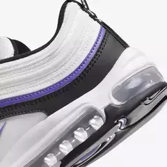 Zapatillas tipo futuro 97 Blanca Violeta - tienda online