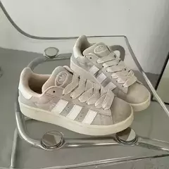 Zapatillas Style Clásica BEIGE CORDON ROSA - rumrum_mdq