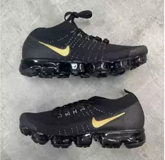 Zapas tipo Vapor Negras con Dorado - tienda online