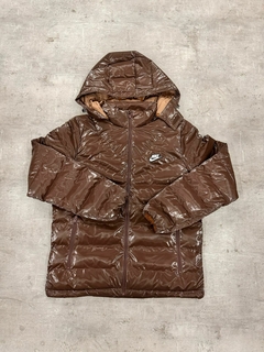 Campera Inflable Nike Bronce - Brillante