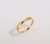 Anel Duplo X Zircônias banhado a Ouro 18k