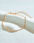 Pulseira Infantil de Bolinha com corrente Torcidinha Banhada no Ouro 18k - comprar online
