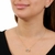 Conjunto Coração com Zircônia banhado à Ouro 18k