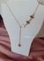 Colar Gravatinha Trio de Trevo banhado à Ouro 18k - comprar online