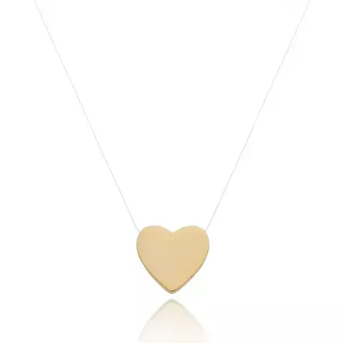 Colar Fio de Nylon Coração