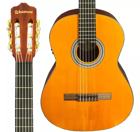 Violão Eletroacústico Waldman CLEX-1000 YL Yellow Nylon