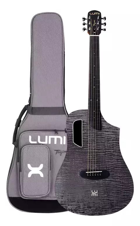 Violão Tagima Aço Mini Smart LUMI-X BKF Mobile App C/bag