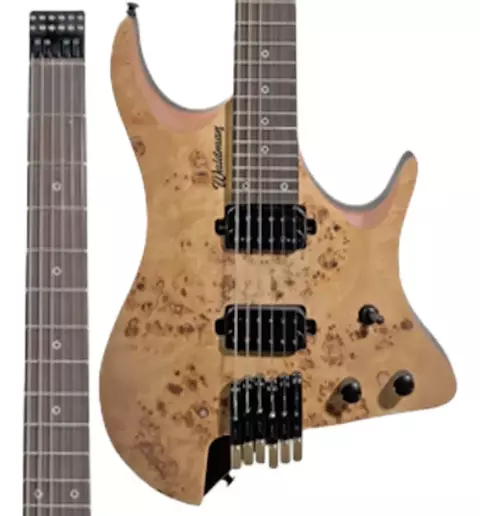Guitarra Waldman Headless WHL500 NAT C/BAG