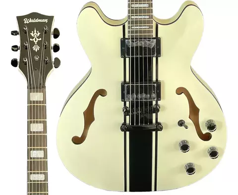 Guitarra Eletrica Waldman Semi Acustica GHO220S SV Silver
