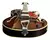 Guitarra Elétrica Waldman Semi Acustica GHJ220Q BR Brown - Musical Store