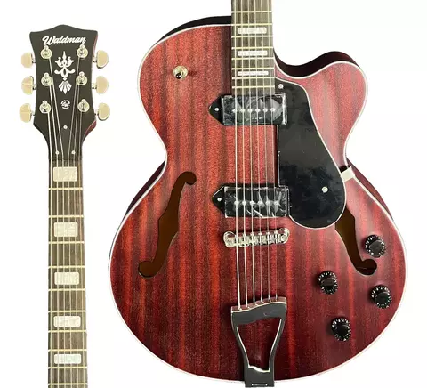 Guitarra Elétrica Waldman Semi Acustica GHJ190 RDM Red Mahogany