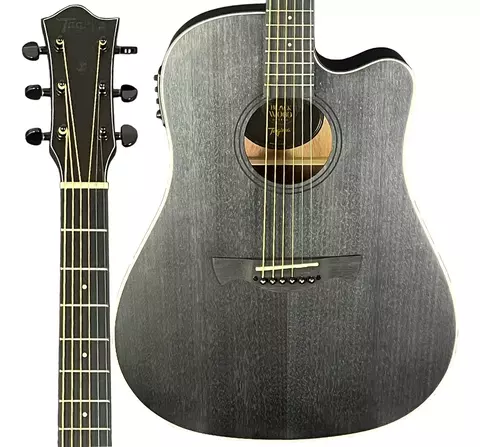 Violao Folk Tagima Eq Aco TBW-400 TBW 400 BK Black