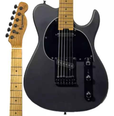Guitarra Waldman Telecaster GTE-441X BKS C/BAG