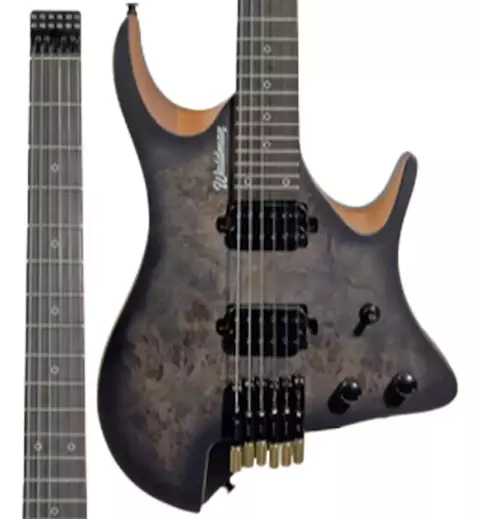 Guitarra Waldman Headless WHL500 BKS C/BAG
