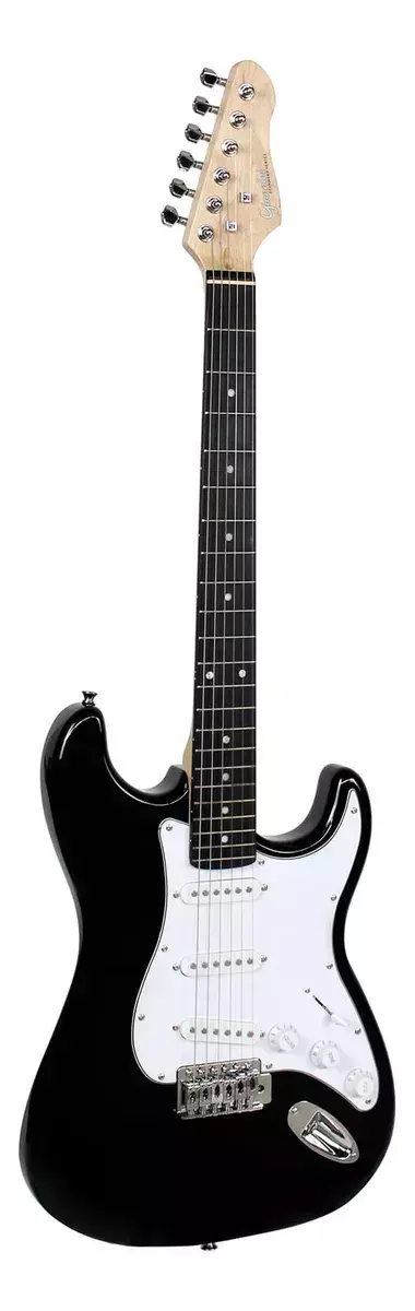 GUITARRA ELÉTRICA STRATO GIANNINI G-100 BK/WH Black