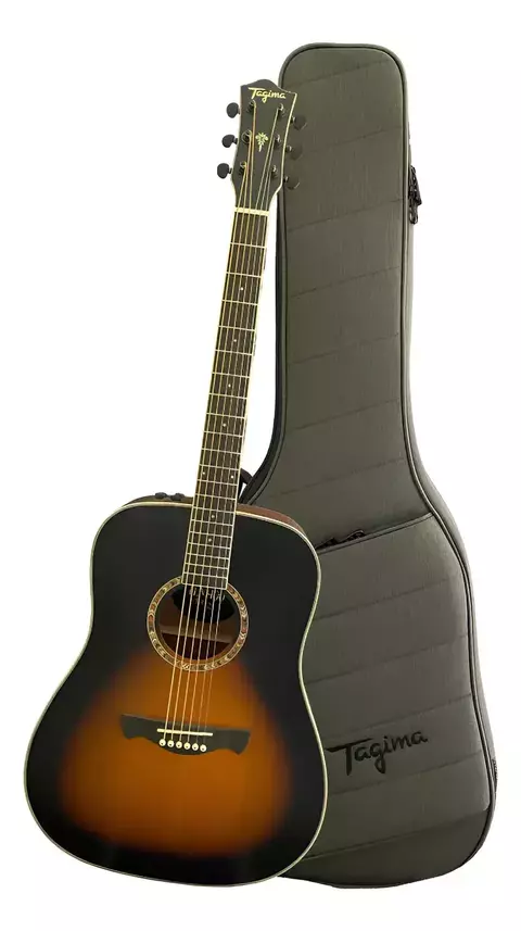 Violão Eletroacústico Tagima Tlm-100 Sb Sunburst C/ Bag Destro