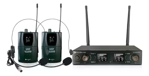 Microfone Kadosh Sem Fio Cardioide Uhf K502H