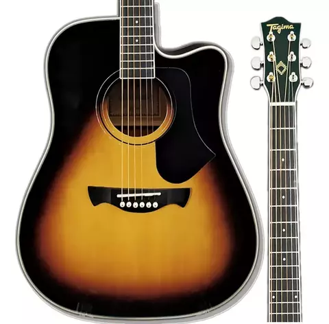 Violão Eletroacústico Latin America Andes EQ VSB Vintage Sunburst Satin