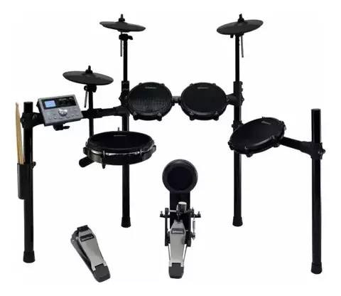 Bateria Eletronica Waldman MM-9 Mesh Maxx 9 Bk 8 Pads